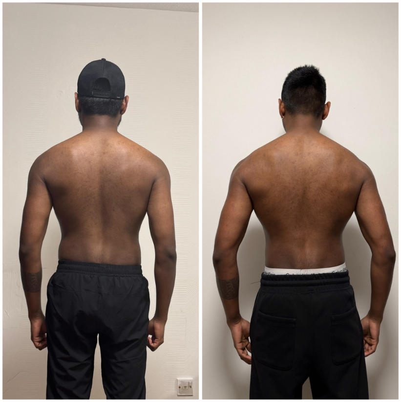 Client 12-week transformation